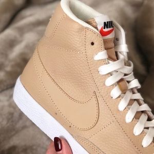 NEW Nike Tan Blazers - High Top Leather